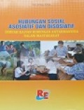 Hubungan Sosial Asosiatif Dan Disosiatif