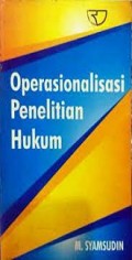 Operasional Penelitian Hukum