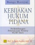 Kebijakan Hukum Pidana